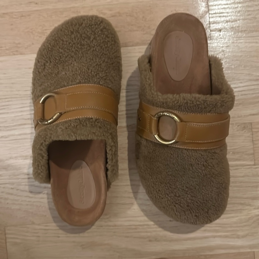 See by Chloe Fur Mules